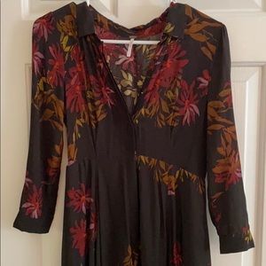 Free People fall maxi dress